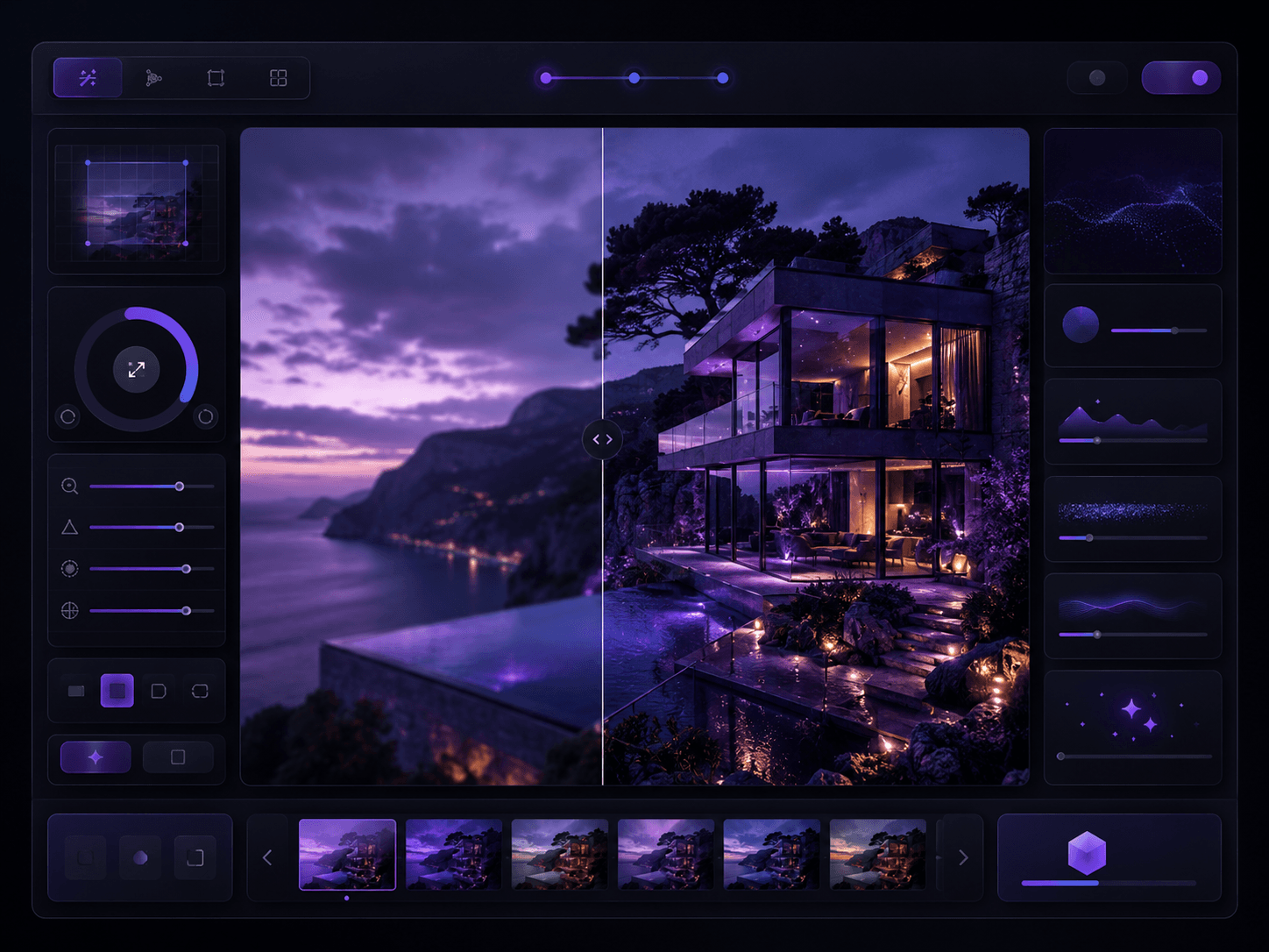NegarAI Universal AI Upscaler workspace preview