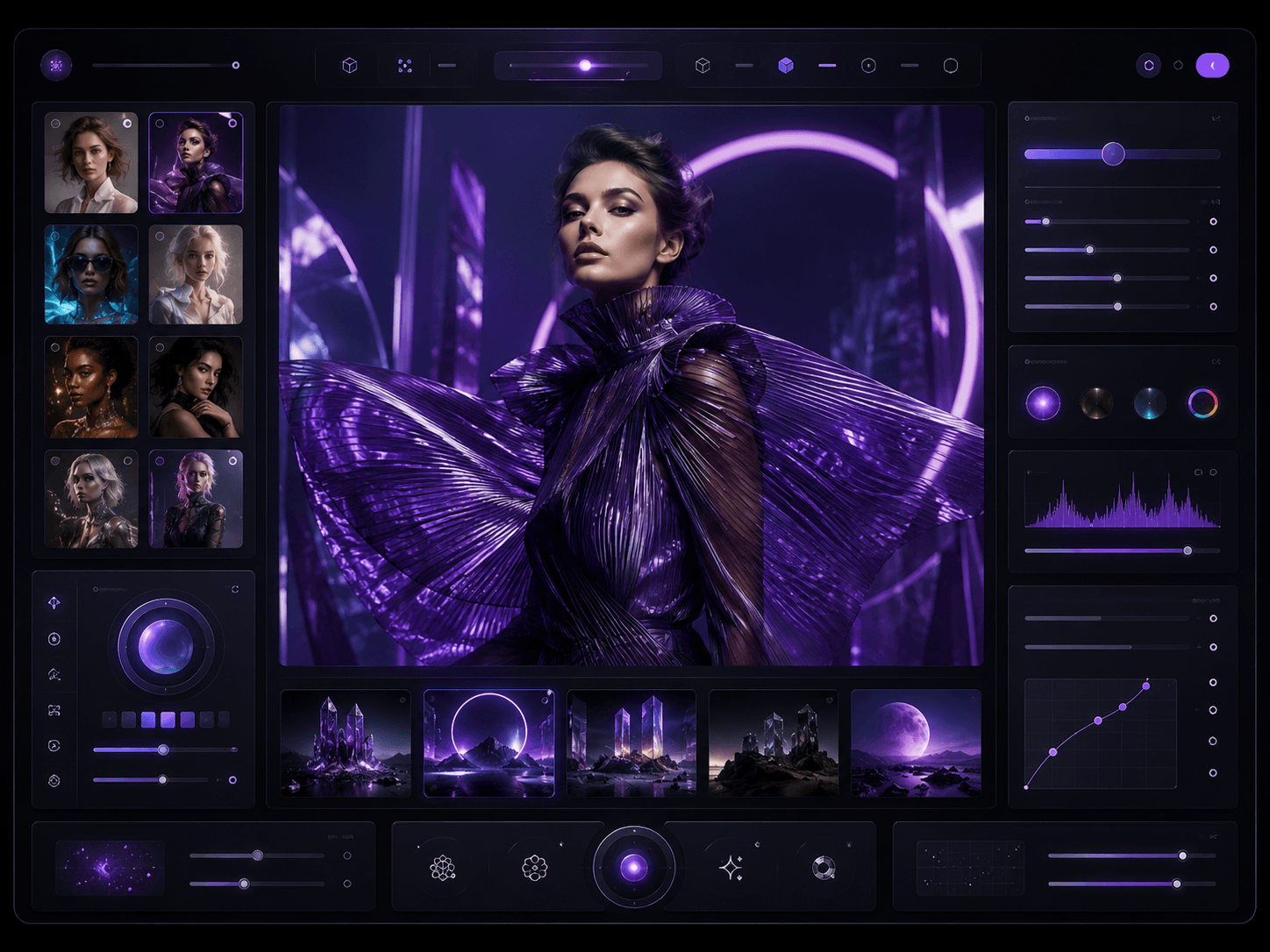 NegarAI image generation workspace preview